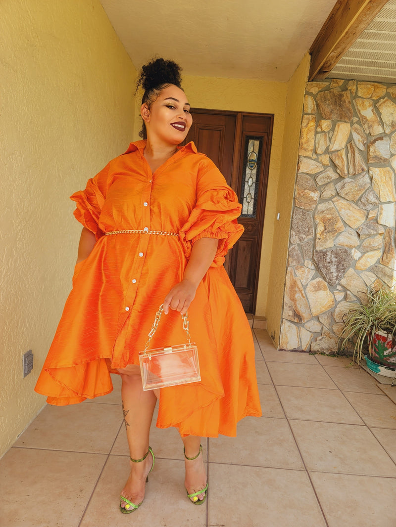 Vision of Love Dress - ORANGE