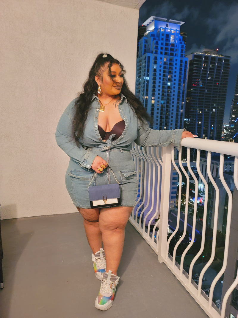 Vintage Denim Dress