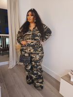 Falling For Camo Pant Set