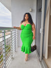 True Goddess Dress - GREEN