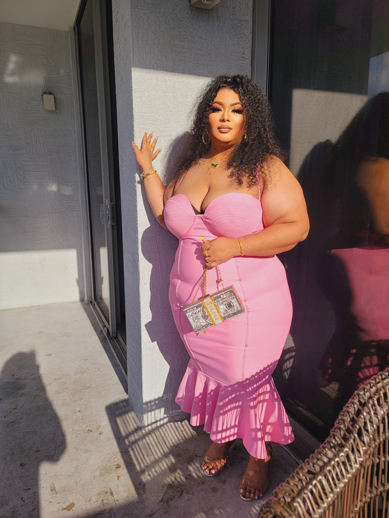 True Goddess Dress- PINK