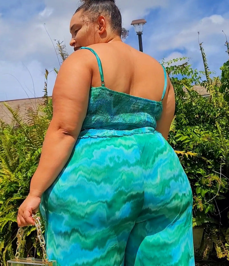 Bahamas Turquoise Jumpsuit