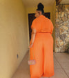 Classic Goddess Pant Set- ORANGE