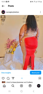 Caught My Attention Dress- RED