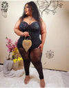 Queen Of Gems Jumpsuit- BLACK
