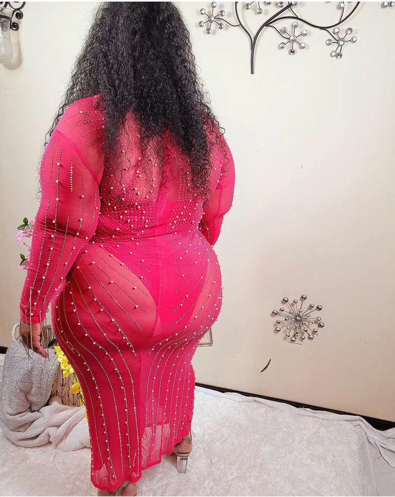 Miami Glamour Dress- PINK