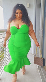 True Goddess Dress - GREEN