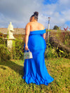 Janelle Gown Dress - BLUE