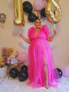 Chandelier Tulle Dress- PINK