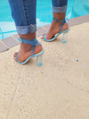 Stand Out Clear Blue Heel