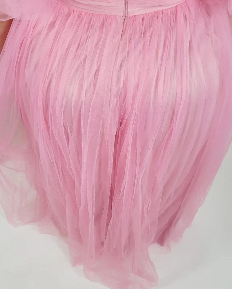 Made For You Tulle Dress- PINK