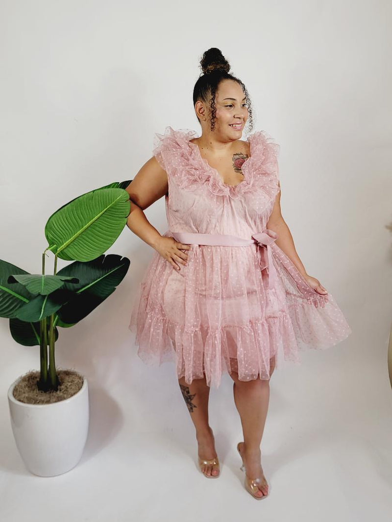 Love Bombing Peach Dress