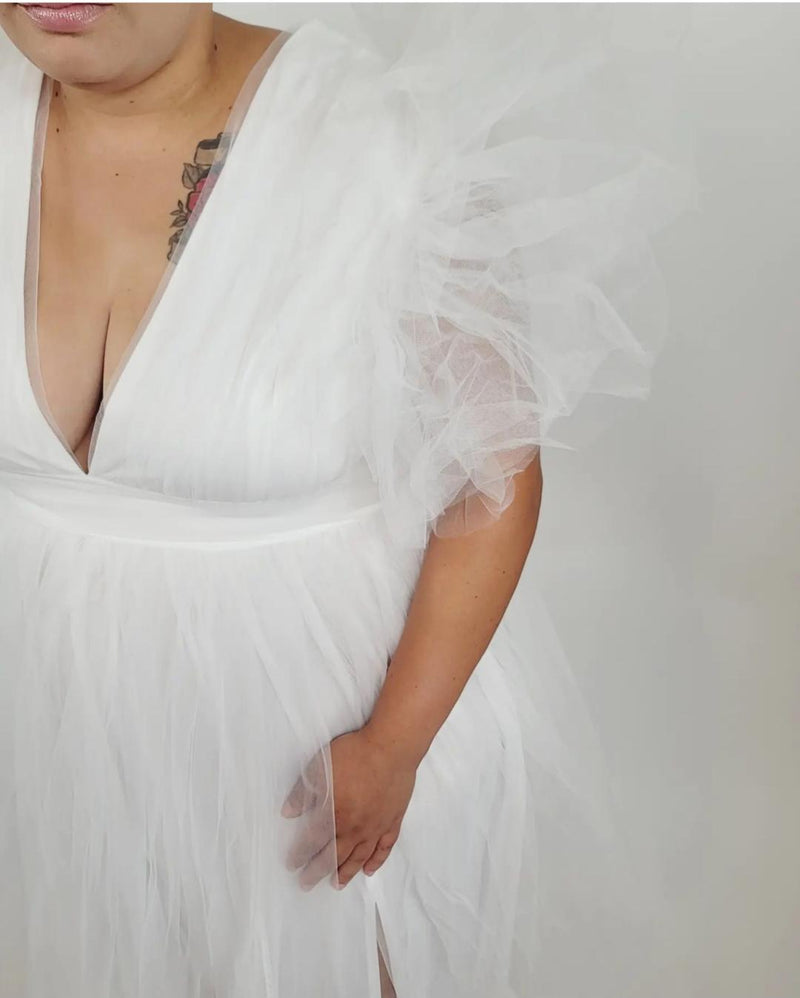 Made For You Tulle Dress - WHITE